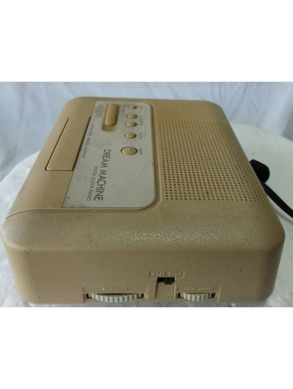 Sony Dream Machine ICF-C240 AM FM Alarm Clock Radio 1989 Vintage AC Tested Work